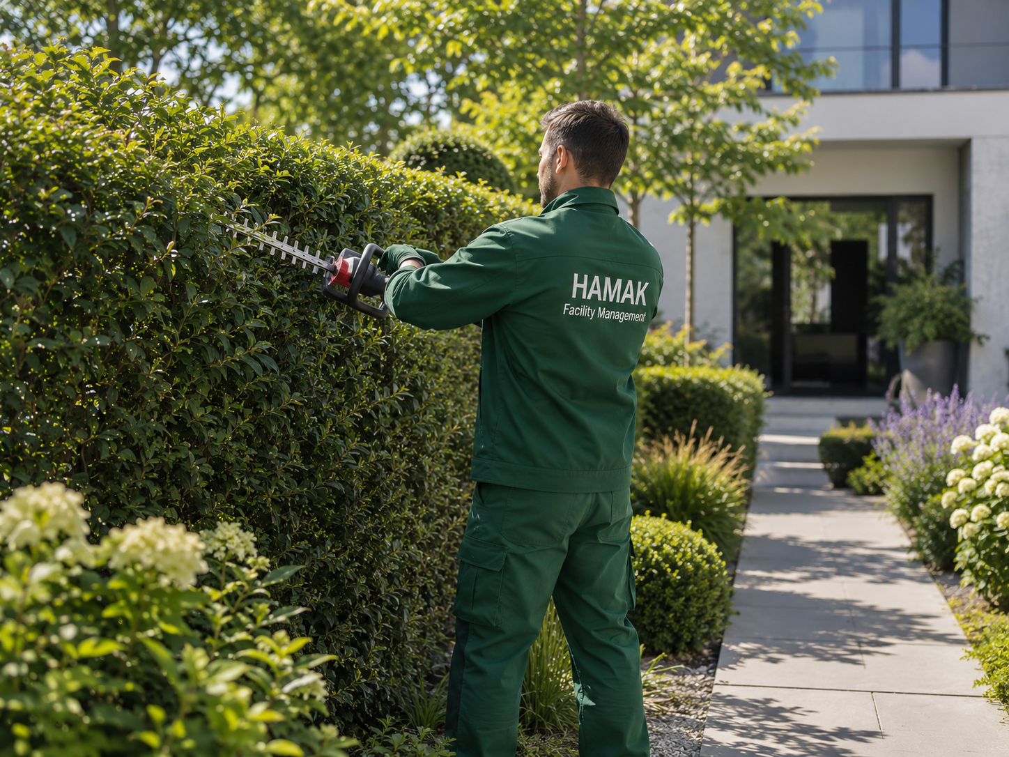 Heckenschnitt und professionelle Gartenpflege in Hamburg